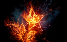abstract stars fire black background 1280x1024 wallpaper 